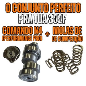 CONJUNTO COMANDO N4 (PERFORMANCE PRÓ) + MOLAS DE COMPETIÇÃO - 300F