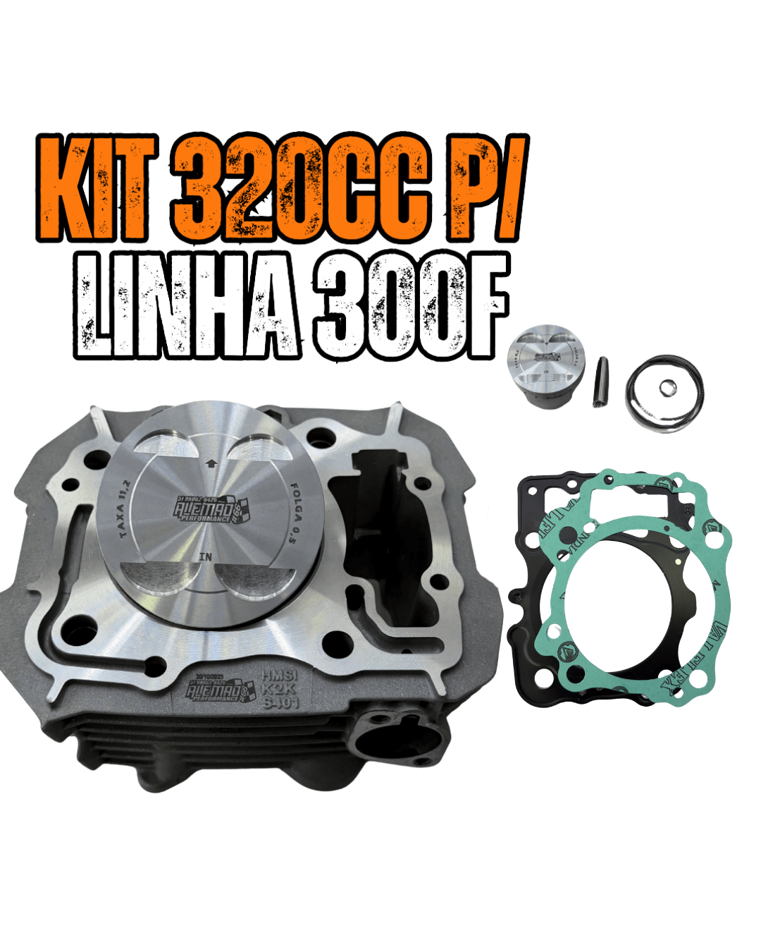 KIT 320CC PARA LINHA HONDA 300F