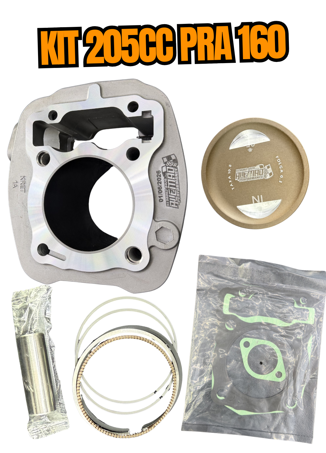 KIT 205cc (65mm) - FAN/TITAN/BROS 160