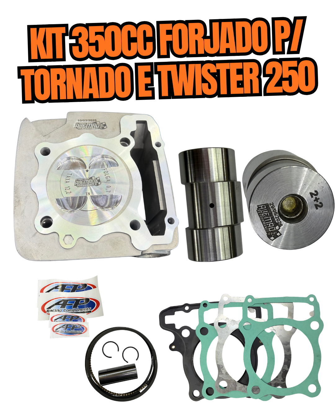 KIT 350CC FORJADO - TORNADO E TWISTER 250