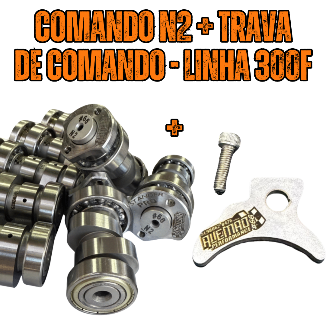 COMBO COMANDO N2 STD/PRÓ + TRAVA DE COMANDO - LINHA 300F