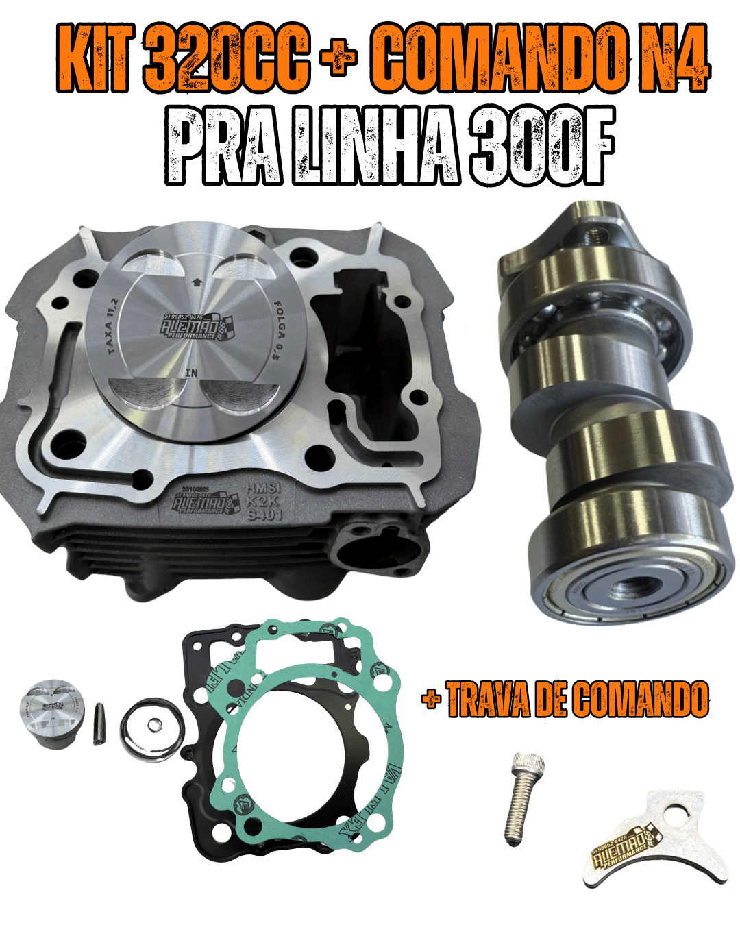 KIT START (320CC + COMANDO N4) - PARA LINHA HONDA 300F