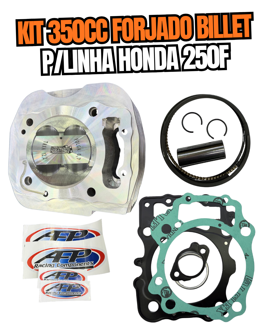 KIT 350CC BILLET 84mm FORJADO - LINHA 250F
